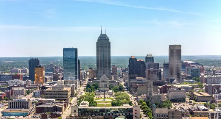 Indianapolis Indiana skyline